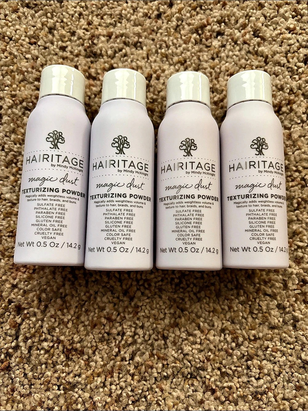 Hairitage Texturizing Powder 4-Pack NWT